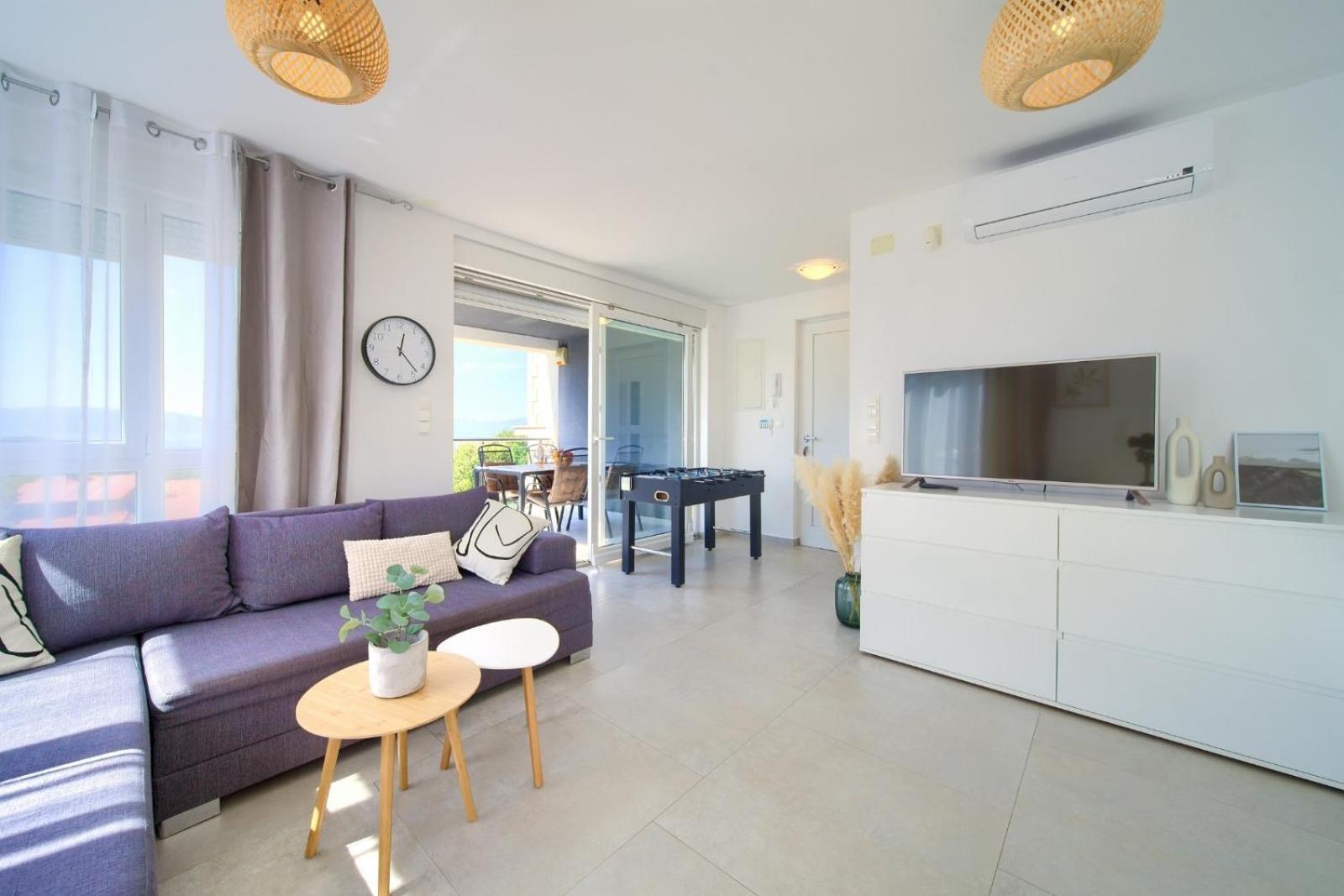 Apartment Sasso Bianco With The Private Pool Njivice Esterno foto